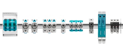 Hutschienengeräte Panel DIN-Schiene Wöhner
