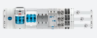Sammelschienensystem 60mm Stromschienen Wöhner