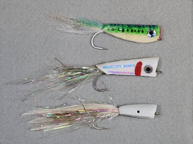 Topwater fly patterns for bonito