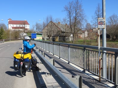 Die Grenze zu Lettland.