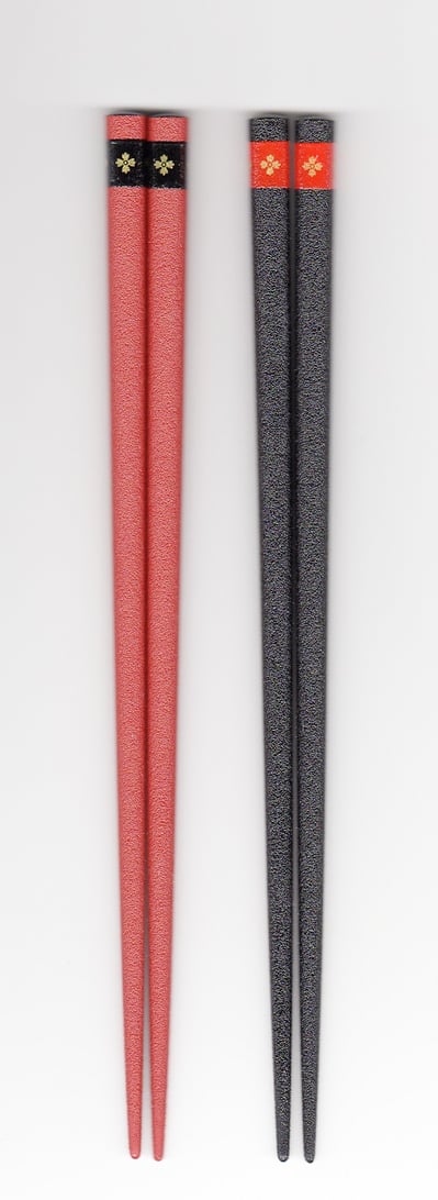 輪島塗 乾漆小紋 箸 黒箱二膳入 うるし 漆 ペア わこう 漆器 和幸 金沢百番街 あんと