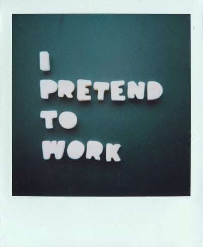 i pretend to work