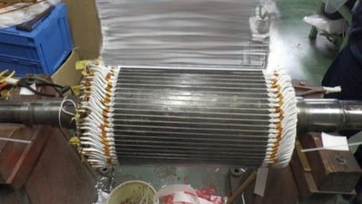 ステーターコイル入れ