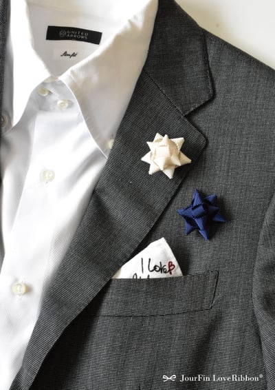 JourFin LoveRibbon ラブリボン  リボン教室　ラペルピン　リボンラペルピン　リボンレッスン　リボンワーク　バレンタインデー　バレンタインプレゼント　プレゼント　