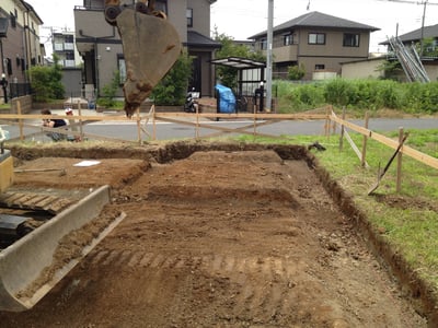 基礎工事 根切り