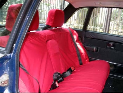 オーダーメイド カーシートカバー 製作事例 VOLVO240GL 横浜コットンハリウッド