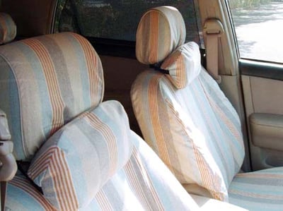 オーダーメイド カーシートカバー 製作事例 カローラ ランクス 横浜コットンハリウッド