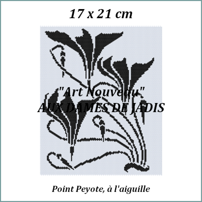 art nouveau-fleurs-picture-pattern-tapis-tapestry-miyuki-delica-seed beads-DIY-peyote-loom-even count-instant downlaod-auxdamesdejadis.com 