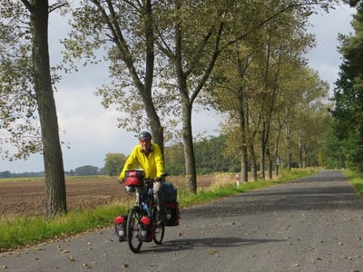 Bei schönem aber herbstlichem Wetter unterwegs.