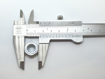 Meten, meten, uitwendige meting, diameter meten