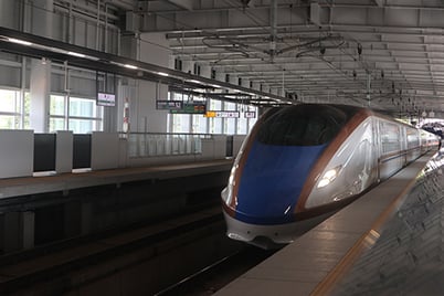 飯山駅　新幹線