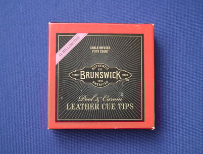 ブランズウィックのブルーダイヤモンドタップも水牛革が原材料