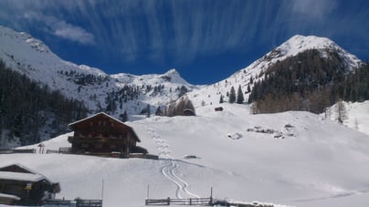 Unterstalleralm im Winter