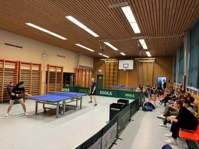 Fang Molei gegen Mario Steinbacher standen unter anderem an der Platte.