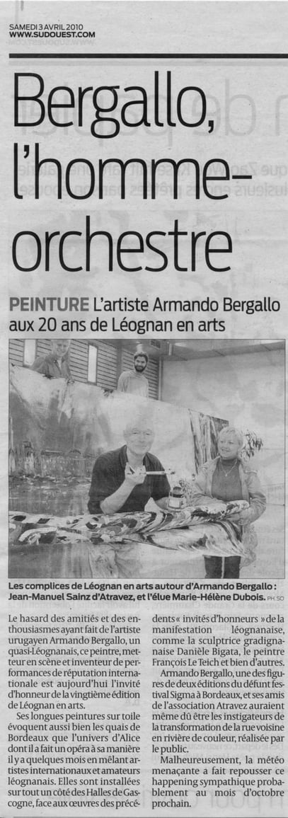 Sud Ouest - 3 avril 2010