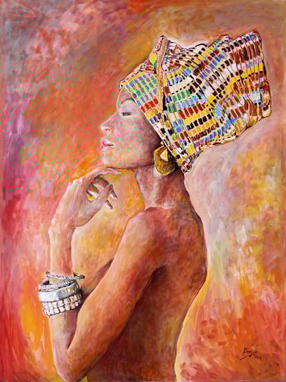 ÉTOILE, acrylique sur toile, 200 x 150 cm, 2016