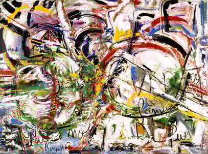 VIDA, huile sur toile, 200 x 150 cm, 1992