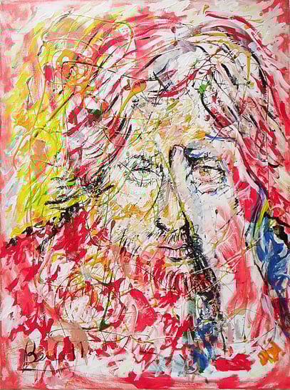 RACONTO, acrylique sur toile, 60 x 80 cm, 2002