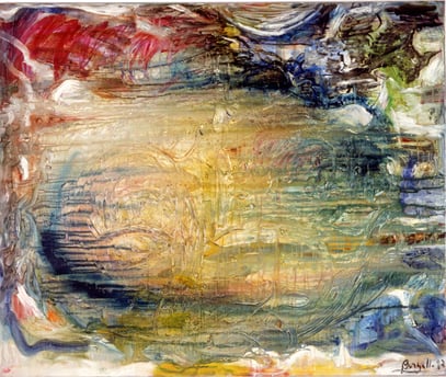 CONJURO, huile sur toile, 120 x 100 cm, 1992
