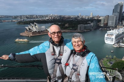 ... eine von unzähligen Erinnerungen ... auf der HarbourBridge in Sydney
