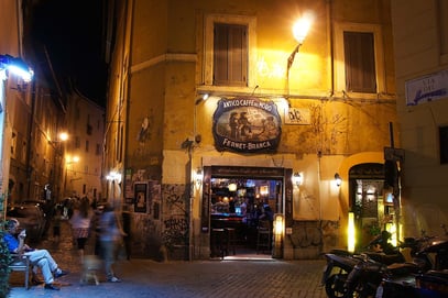 Rom - Trastevere am Abend 