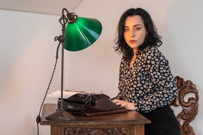 Gwendoline; Quinn; Schreibmaschine