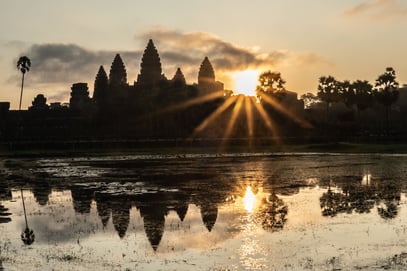 Sonnenaufgang; Angkor Wat; Siem Reap