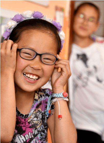 Wieder klare Sicht: Dank der Brille viel mehr Lebensqualität.