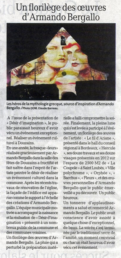 La Dépêche - 26 septembre 2013