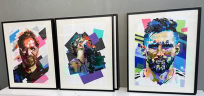 Evi Kupfer / Tape Art im rfzk - raum für zeitgenössische kunst  . laurentiu feller in Nürnberg