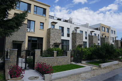 Häuser in Up-Up Town