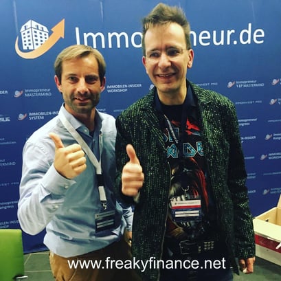 freaky finance, Immopreneur Kongress 2017, Hauptbühne, Darmstadtium, Gerald Hörhan auf der Bühne