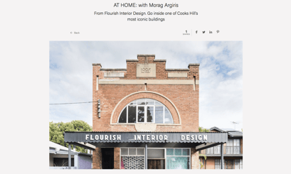 HUNTERhunter: AT HOME: with Morag Argiris