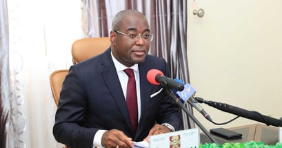 Galax Etoga, secrétaire d'état à la Defense, en charge de la Gendarmerie