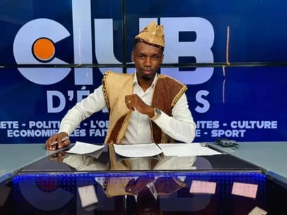 Bruno Bidjang, journaliste à Vision 4