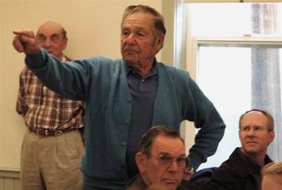 Bus Hudlow making a point