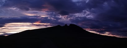 Pali Aike N.P. - Abendstimmung in blau