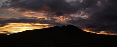 Pali Aike N.P. - Abendstimmung in rot