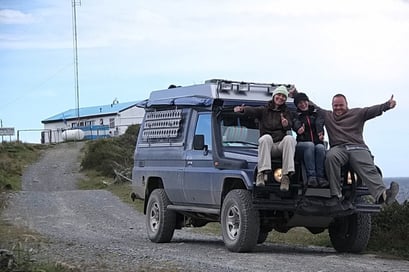 Am Start bei der Estacion Prefectura Estancia Moat