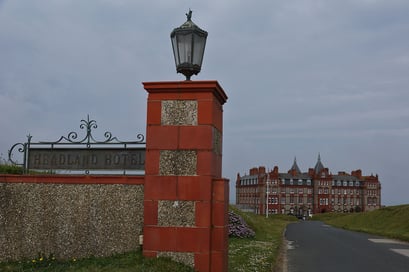 The Headland - ein klassisches Hotel direkt an der Atlantikküste in Newquay. Dient immer wieder als Drehort für die Rosamunde Pilcher-Filme