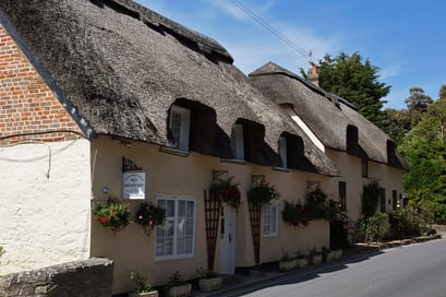 Typisches B&B in einem Cottage in Lulworth