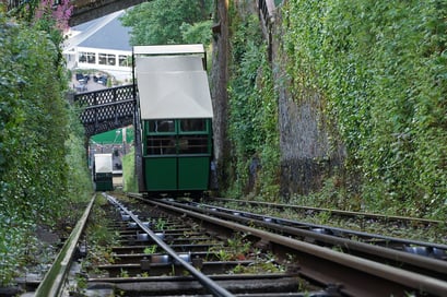 Lynmouth-Lynton - die CliffRailway wird seit über 100 Jahren mit Wasserkraft betrieben