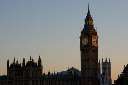 Uhren in Gold ... Big Ben und Westminster Abbey
