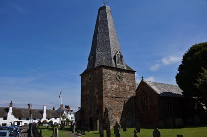 Exmoor Nationalpark - die Kirche in Porlock