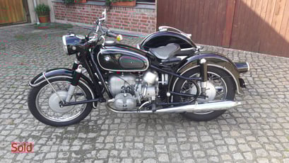BMW R50 mit Steib S350