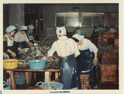 当時の作業風景