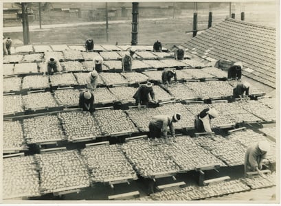 当時の塩干の様子