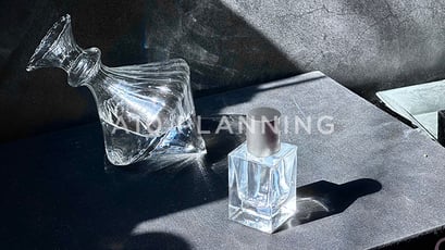 クリスタルガラス香水瓶卸売クリスタルクリアー