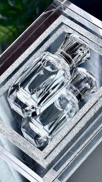 クリスタルガラス香水瓶卸売クリスタルクリアー