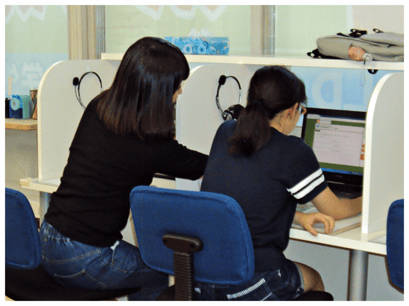 マンツーマンの個別指導。